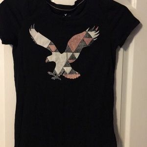 American Eagle, black, Sz-S, short sleeve T-shirt
